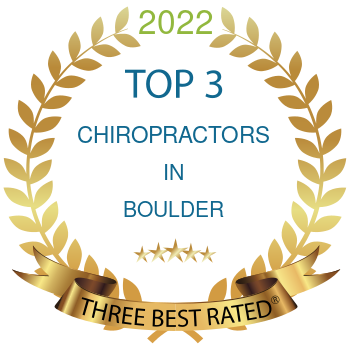 Three Best Rated Chiropractor in Boulder, CO badge
